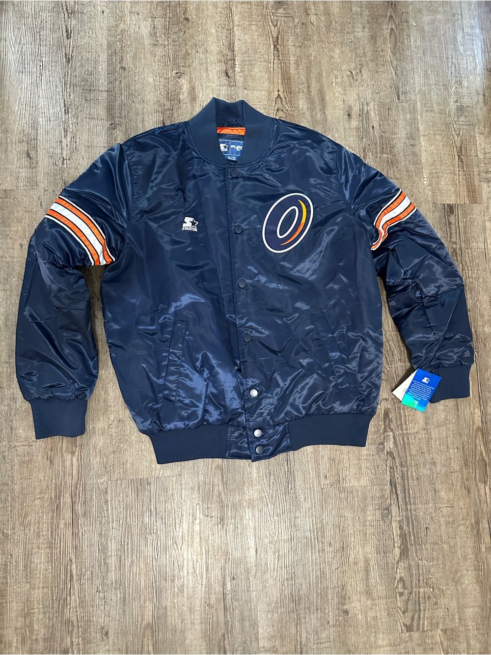 Orlando Apollos Starter Bomber Jacket Navy Blue Size XL - NWT